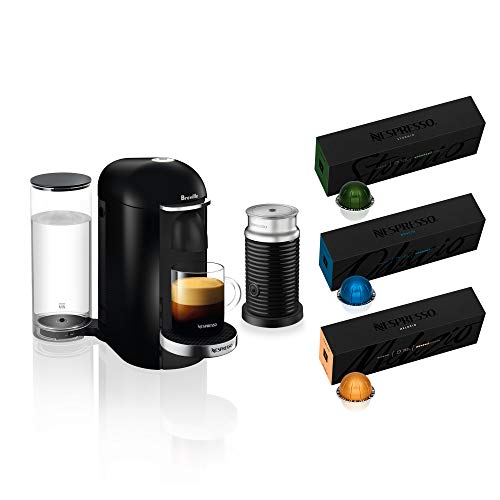 Nespresso Vertuo Plus Coffee and Espresso Maker by Breville, Ink Black H750
