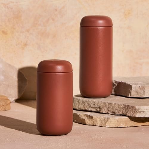 Fellow Carter Move Travel Mug 12 oz - Vacuum-Insulated Stainless Steel with Ceramic Interior R11722