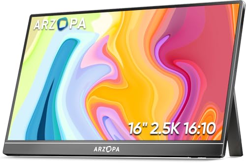 ARZOPA 16.1'' 144Hz Portable Gaming Monitor, 1080P FHD, HDR L526