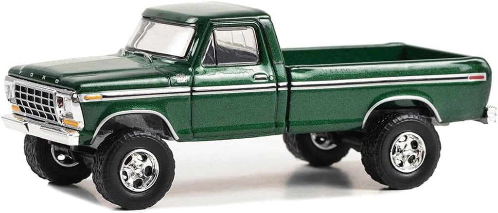 Greenlight Collectibles 1/64 1979 Ford F-350 Custom Green (Lot #1470), Barrett-Jackson 13 37300-D