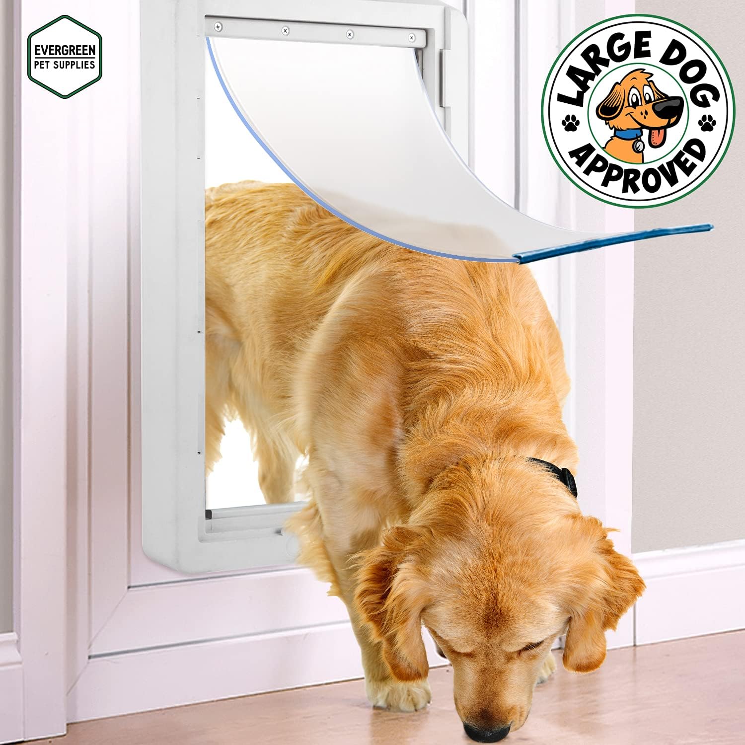 Evergreen Pet Supplies Weatherproof XL Replacement Dog Door Flap for Large Pets Up to 90 Lbs F4285