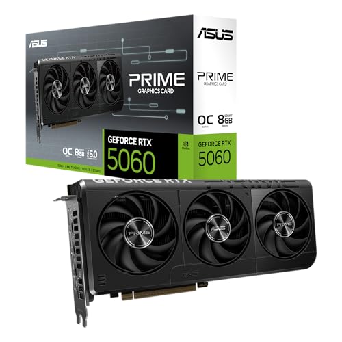 ASUS Prime GeForce RTX 5060 8GB GDDR7 OC Edition Graphics Card Z633747