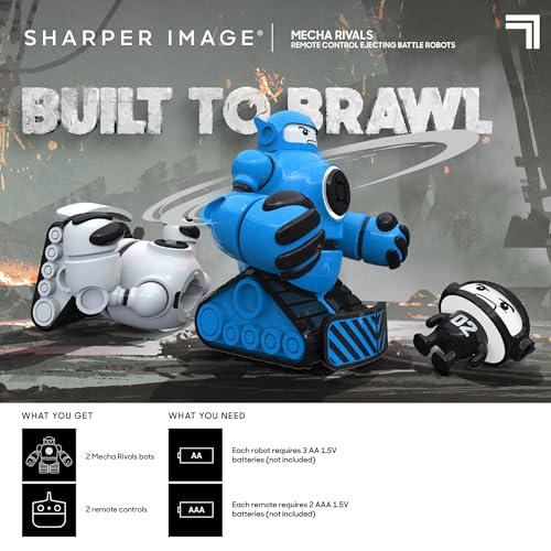 Sharper Image Mecha Rivals Remote Control Battle Robots Two-Player Set M255462