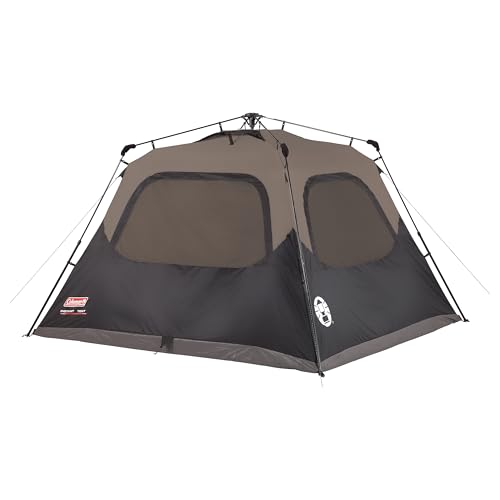 Coleman Instant Tent with 1-Minute Setup, 4/6/8/10 Person, Carry Bag H1828