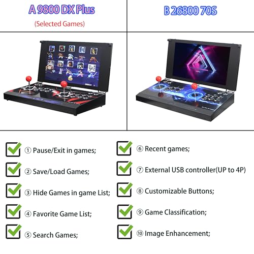 Pandoras Box DX 17.5-inch Handheld Arcade Game Console with 26800 Games E167
