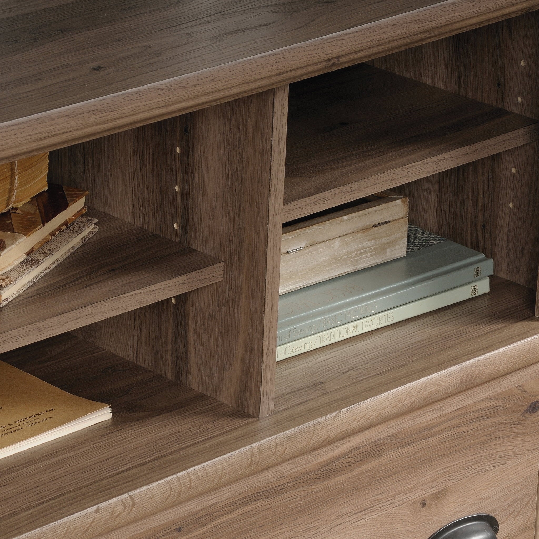 Sauder Harbor View Lateral File, Salt Oak Finish P344003
