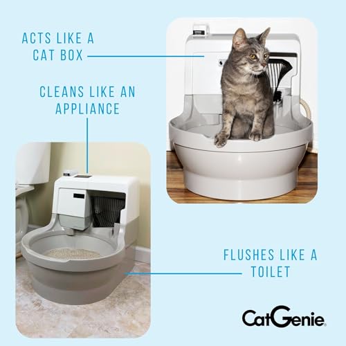 CatGenie A.I. Deluxe Self-Cleaning Automatic Cat Litter Box Z165