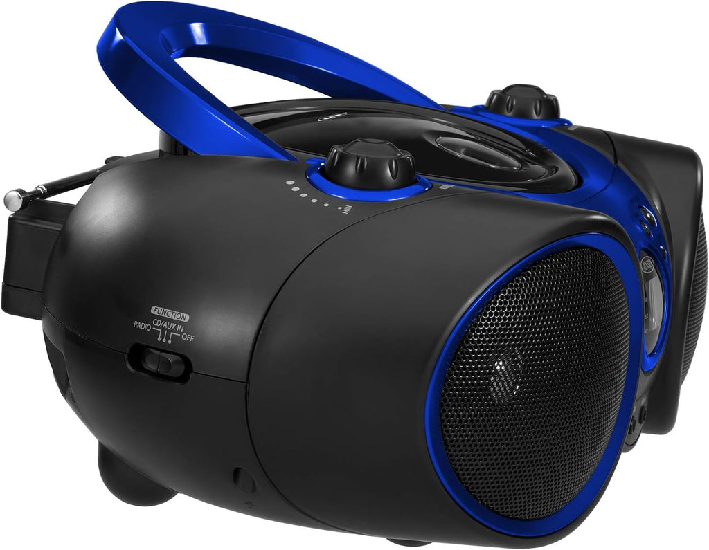 Jensen CD-490 Portable Sport Stereo CD Player with AM/FM Radio, Blue E517