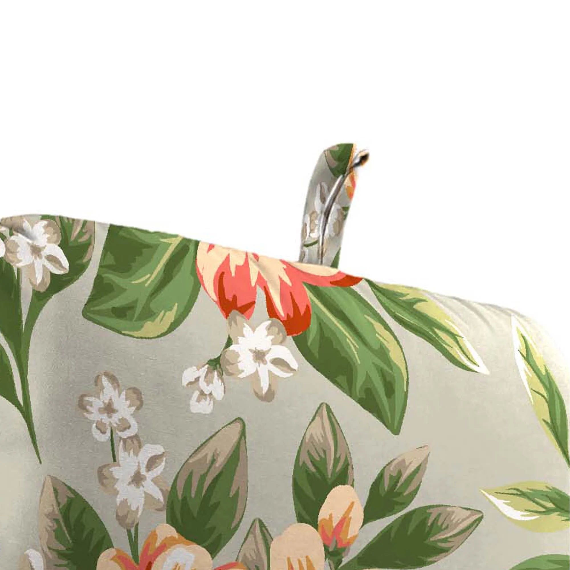 Jordan Manufacturing Tori Cedar Grey Floral Outdoor Chair Cushion L174