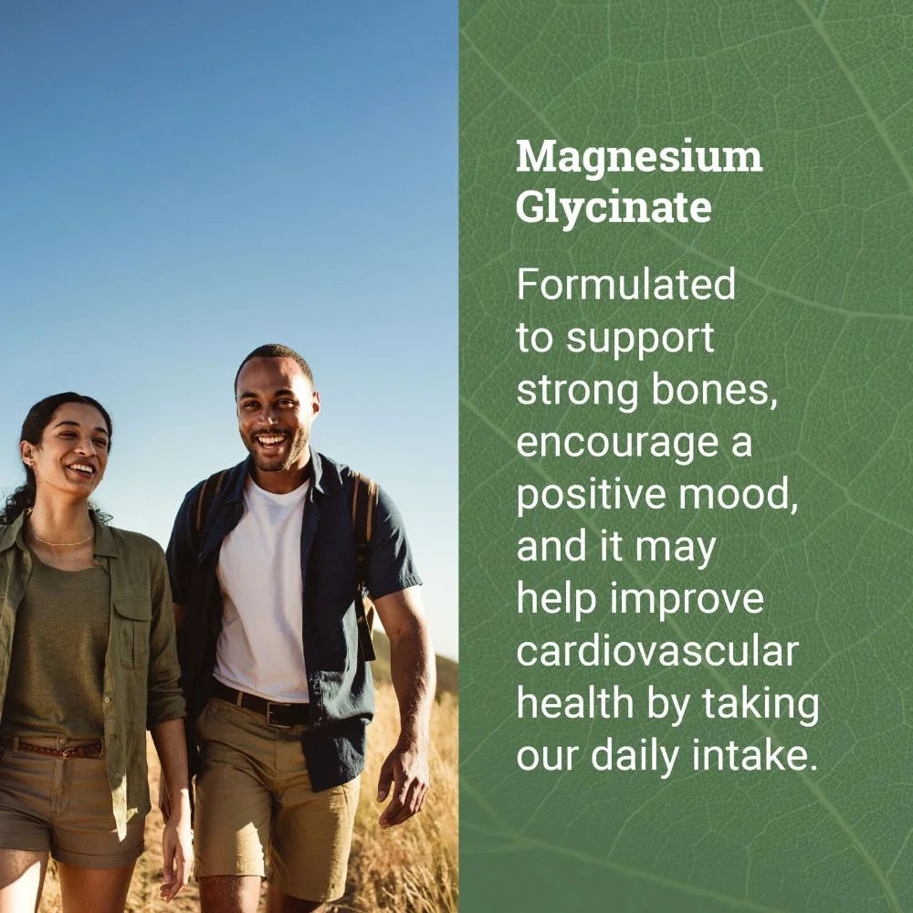 Pure Chelated Magnesium Glycinate 500 mg, 120 Capsules Q782261