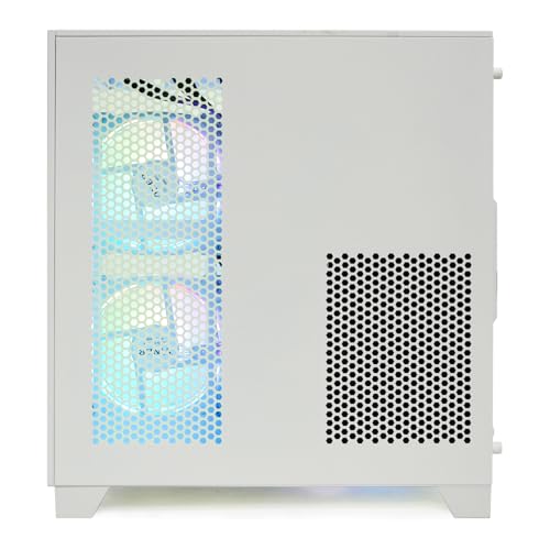 LXZ Gaming PC Desktop Ryzen 5 5500 RTX 3050 16GB 1TB SSD White Q680