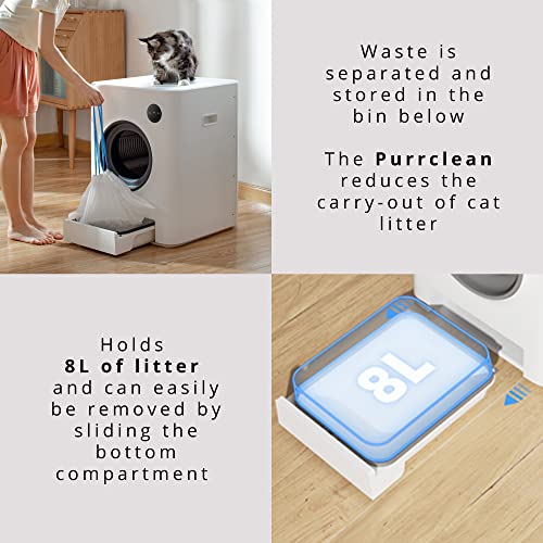 INSTACHEW Purrclean Automatic Self Cleaning Cat Litter Box, App Enabled, Large Capacity G795242