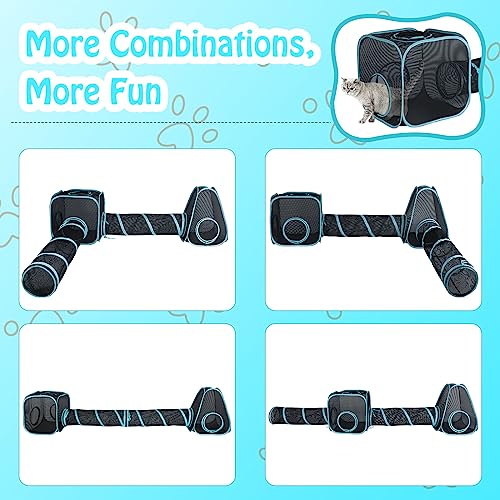 BWOGUE Outdoor Cat Enclosures with Tunnel Portable Pop Up Mesh Playhouse N944931