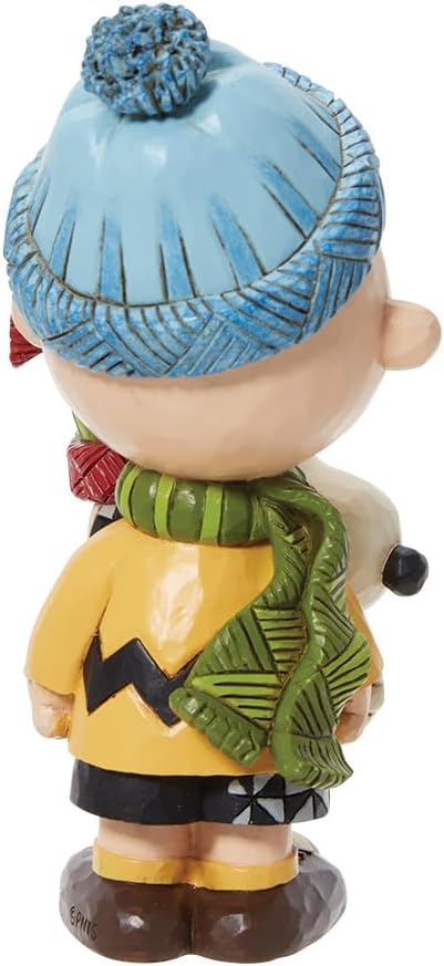 Enesco Jim Shore Peanuts Snoopy and Charlie Brown Hugging Figurine H537