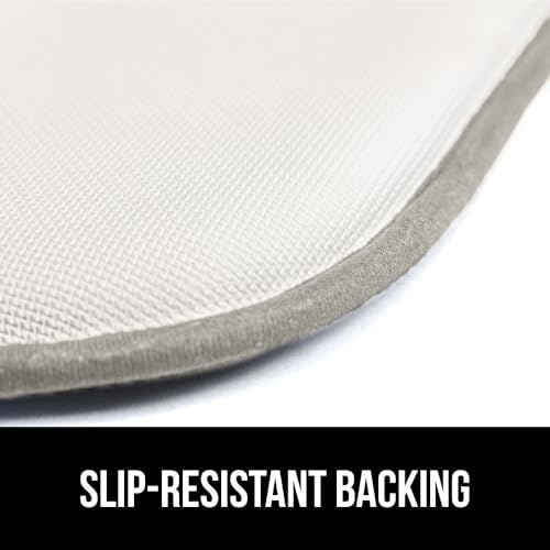 GORILLA GRIP Slip Resistant Chair Cushions, Memory Foam, Set of 2, Beige W525