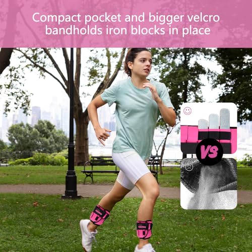 Adjustable Ankle Weights 1-3 LBS for Walking Running Exercises W1913