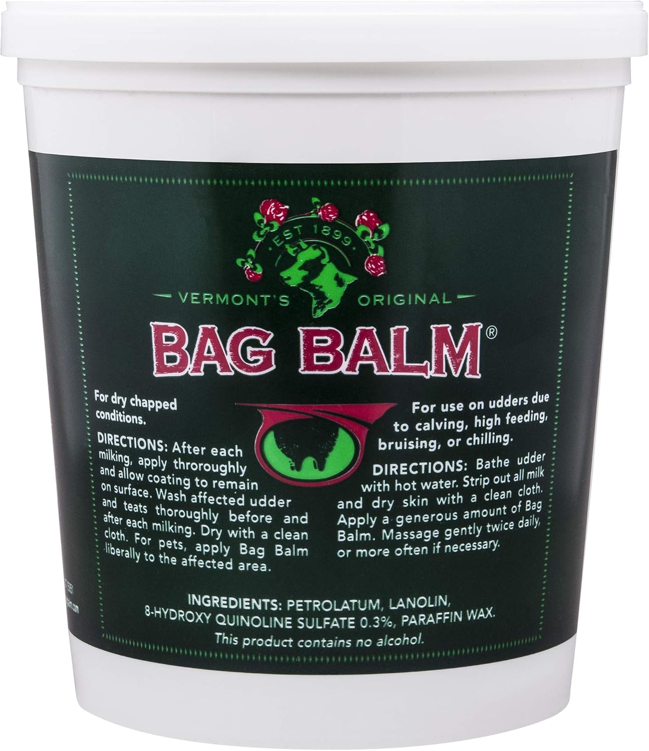 Bag Balm Vermont's Original Ointment 4.5lb Pail H366621