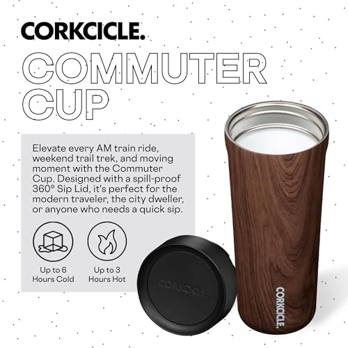 Corkcicle Commuter Cup Travel Mug Insulated Coffee Mug with Lid 17 oz Dragonfly J36810