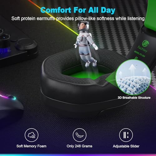 FC100 Wireless Gaming Headset with Microphone for PS5, PS4, PC, Mac, Switch P7184
