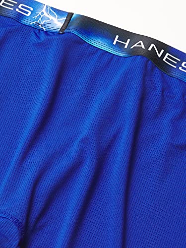 Hanes Men's Sport X-Temp Ultra Lightweight Long Leg Boxer Brief 4-Pack H340035
