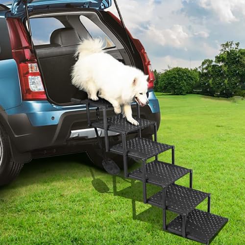 Foldable Dog Stairs for Car, SUV & Truck, Non-Slip, 200 Lbs T92186