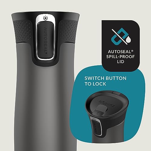 Contigo AUTOSEAL West Loop Vacuum-Insulated Stainless Steel Travel Mug 20 oz U753927