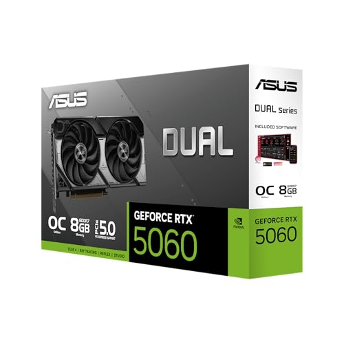 ASUS Prime GeForce RTX 5060 8GB GDDR7 OC Edition Graphics Card Z633747