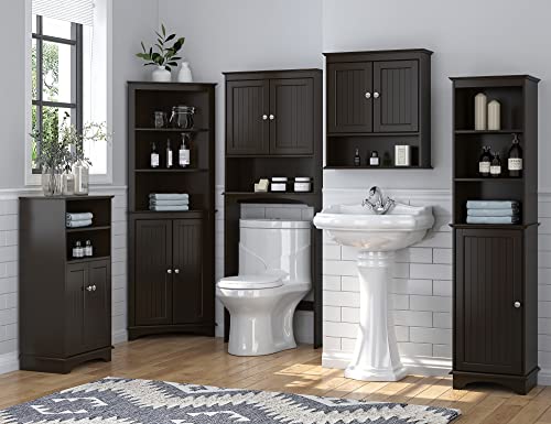 Spirich Bathroom Wall Cabinet with Doors, White A10165