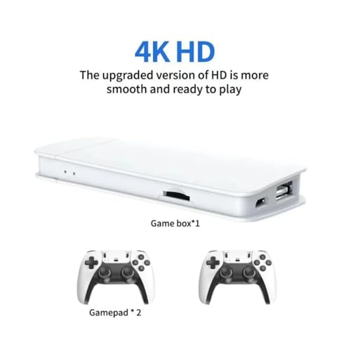Retro Gaming Console Pro 4K with 20,000+ Games and Dual Wireless Controllers T2182