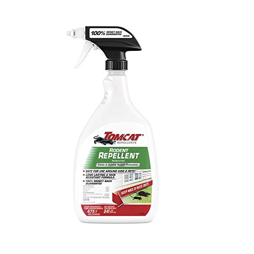 Tomcat Rodent Repellent for Indoor and Outdoor Mouse and Rat Prevention, Continuous Spray, 14 oz.