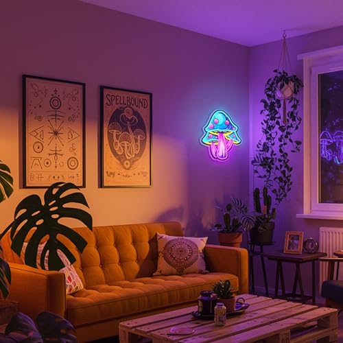 Dimmable Mushroom Neon Sign for Wall Decor Z22083