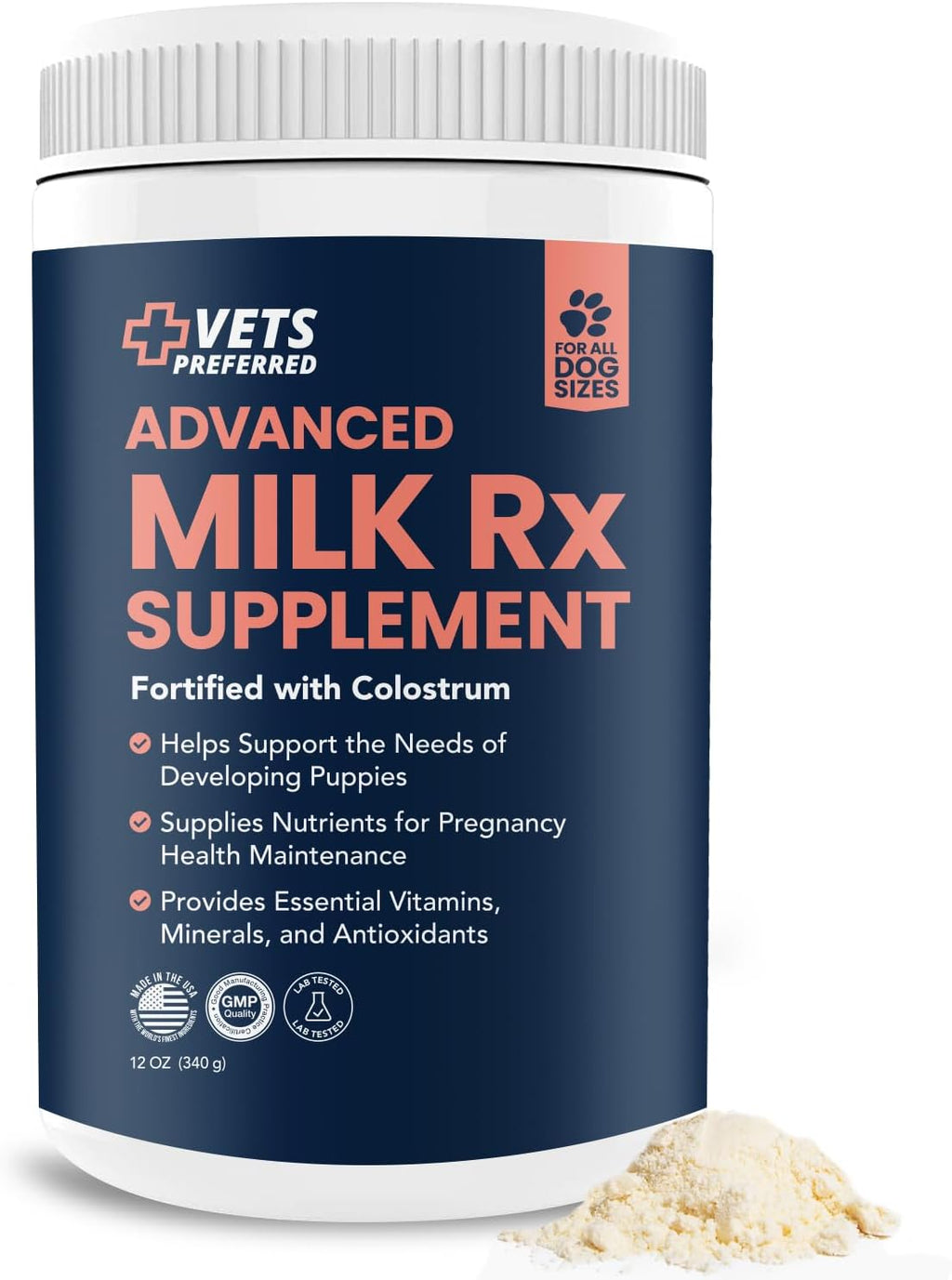 Vets Preferred Puppy Milk Replacement Formula for Dogs, 12 Oz E898