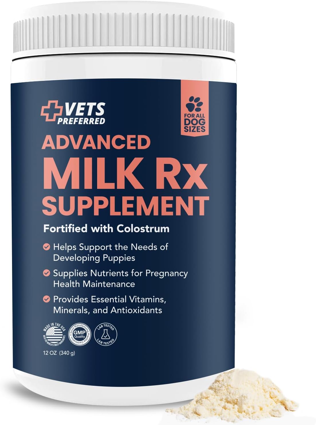 Vets Preferred Puppy Milk Replacement Formula for Dogs, 12 Oz E898