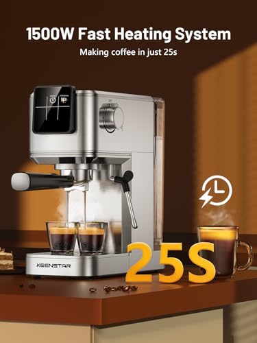 20Bar Espresso Machine with Milk Frother & Touch Screen Y43703