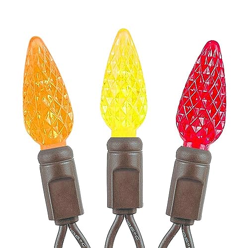 Novelty Lights 24ft 70 LED Purple/Lime Green Halloween String Lights L643884