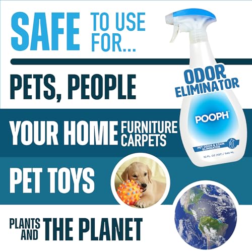 Pooph Pet Odor Eliminator 32oz Spray for Dogs and Cats B2717