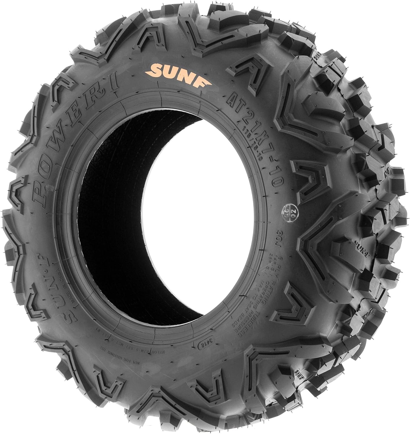 SunF 19x7-8 All Terrain ATV UTV Tires 6PR Tubeless N97256