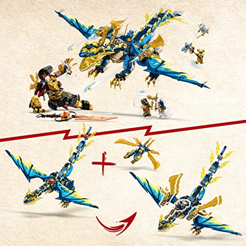 LEGO 71796 Ninjago Elemental Dragon vs Empress Robot Building Set H710686