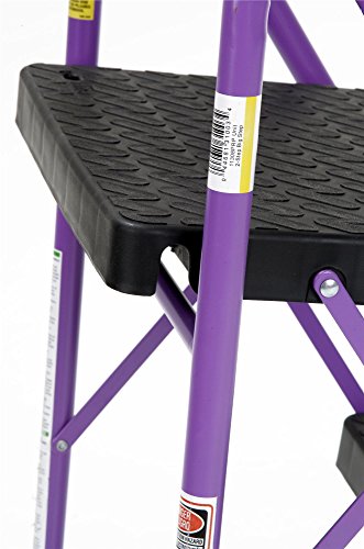 COSCO 2-Step Steel Step Stool, Gray Q61005