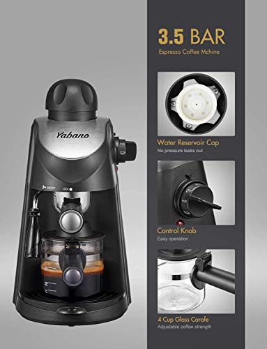 Yabano Espresso Machine 3.5Bar with Milk Frother J760