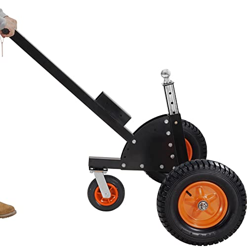 VEVOR Adjustable Trailer Dolly with 1-7/8" Hitch Ball and 10" Solid Tires C976