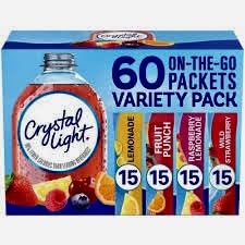 Crystal Light Sugar-Free On-The-Go Drink Mix Variety Pack, 60 Count by TOOZOON F7865