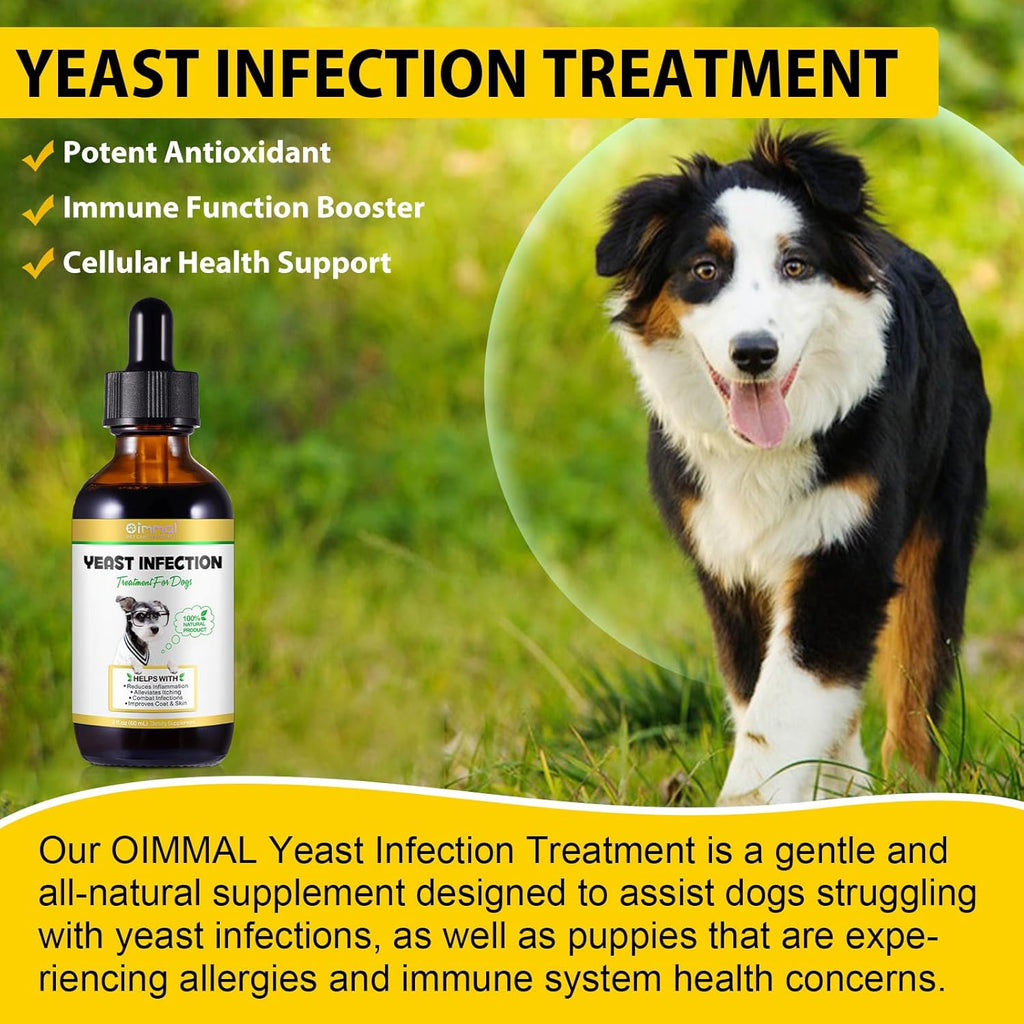 Yeast Infection Treatment for Dogs, Natural Ear Infection & Skin Itch Relief R390