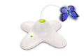 ALL FOR PAWS 2 in 1 Cat Toys Hide-N-Seek Cat Wand Toy Automatic Kitten Flutter Toy with Butterfly Spinner, Cat Moving Feather Toy for Indoor Cats, USB Rechargeable