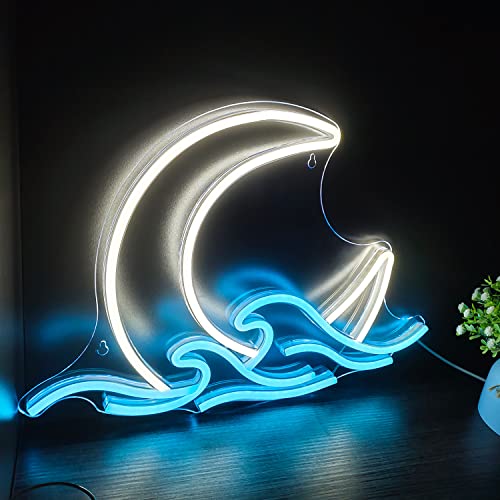 GGK Smiling with Mushrooms Neon Sign Mushroom Decor for Bedroom Wall I398847