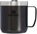 Stanley Stay-Hot Camp Mug 12 oz | Press Fit Drink Through Lid | Cup for Coffee, Tea and Drinks | Insulated Stainless Steel Coffee Mug | BPA-Free | Charcoal Glow
