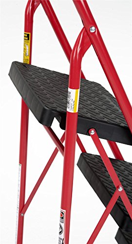 COSCO 2-Step Steel Step Stool, Gray Q61005