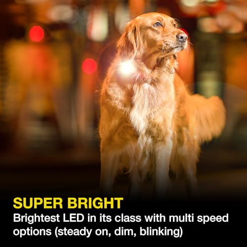 Max & Molly Rechargeable LED Dog Collar Light, Waterproof Silicone J519