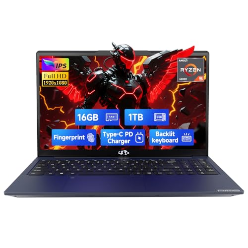 NIMO 15.6" FHD Gaming Laptop, AMD Ryzen 5, 32GB RAM 1TB SSD B421