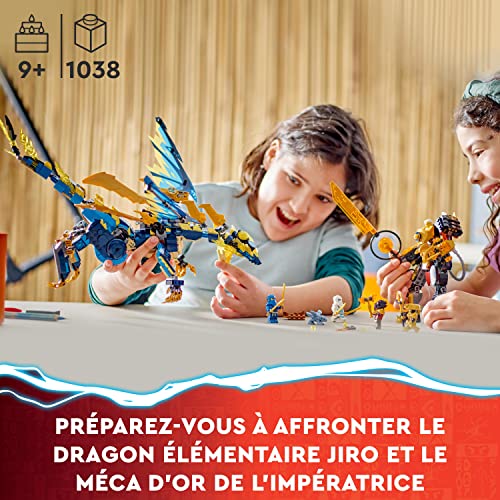 LEGO 71796 Ninjago Elemental Dragon vs Empress Robot Building Set H710686